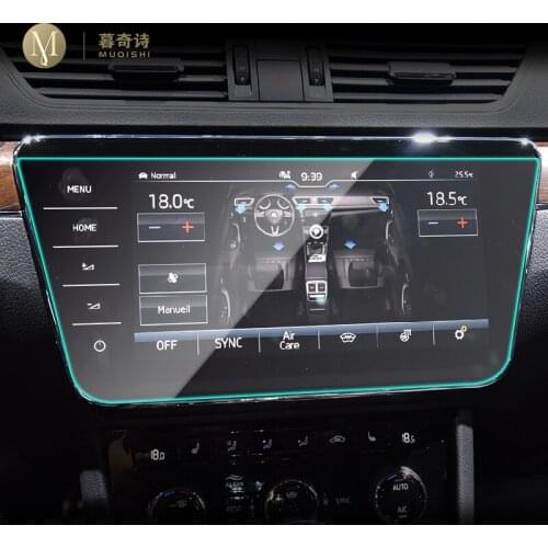 For Skoda Superb 2019 2020 Car GPS navigation Protective film LCD screen TPU film Screen protector Anti-scratch Interior 9.2Inch