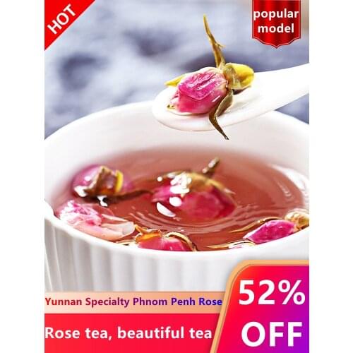 2021 Gansu Mei Gui Hua Cha Rose Tea Flower Tea Phnom Penh Rose Bud For Lipid-lowering And Beauty Green Food For Care