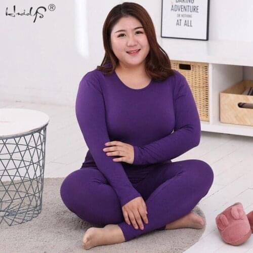 Plus Size M-5XL Warm Thermal Underwear Autumn Sexy Ladies Intimates Long Johns Women Shaped Sets Female Thermal Shaping Clothes