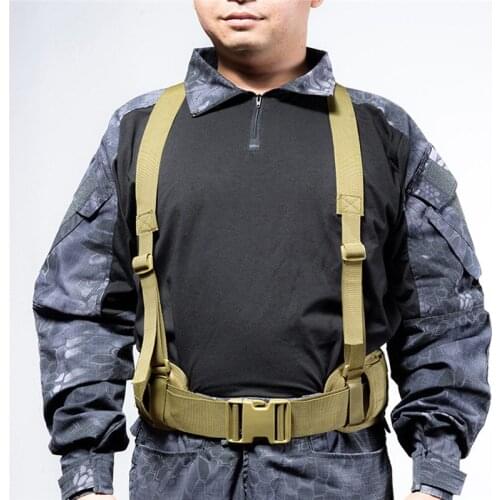 1pc Nylon Load Belt Portable Adjustable Waistband Multifunctional Tactical Military Waist Seal Outdoor Training Equipment