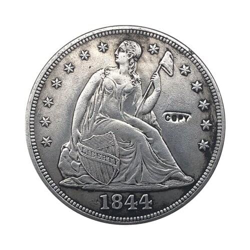 1844 Seated Liberty Dollar COINS COPY