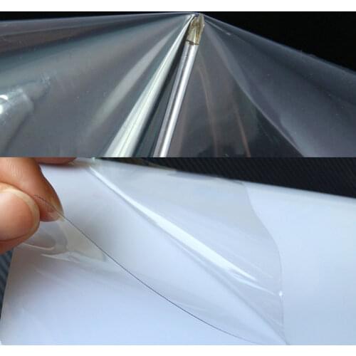 50x500cm Clear Paint Protection Film PVC Vinyl Transparent PPF Sticker Film For Car Body Protective Wrap Foil