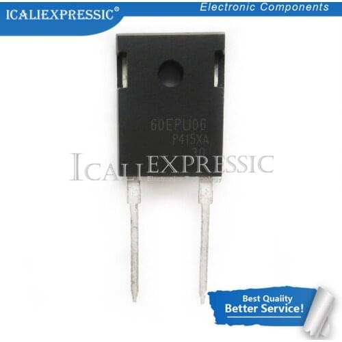 5PCS 60EPU06PBF 60EPU06 TO-247 60A 600V In Stock