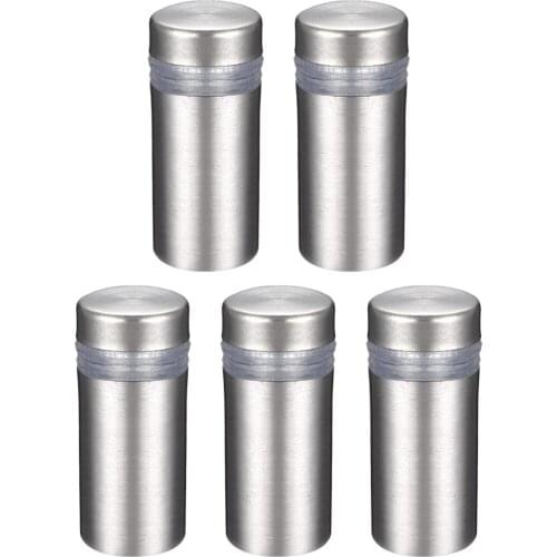 Sign Standoffs Mounts Wall Glass Standoff Advertising Nails 12mm x 28mm 5pcs