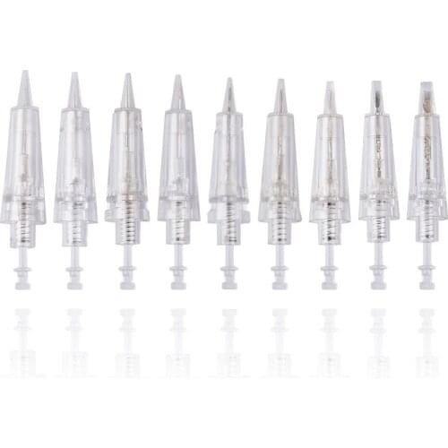 50pcs Tattoo Embroidery Full Throw Buckle Mouth Sewing Machine Needles Eyeliner Tattoo Floating Lip Tattoo Eyebrow Buckle Mouth