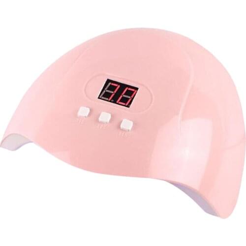 54W Professional Mini LED Nail Polish Dryer UV Lamp Salon Curing Light Timer