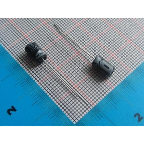 50pcs/lot high Quality DIP Aluminum Electrolytic Capacitor 16V 100UF 5*7MM electrolytic capacitor 100uf