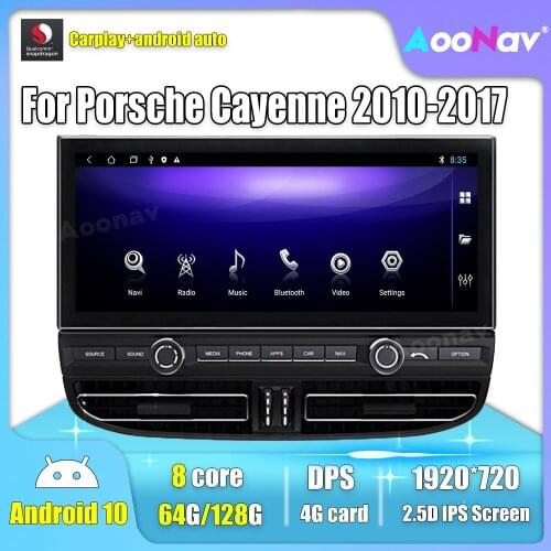Android 10.0 2 Din Car Radio For Porsche Cayenne 2010-2017 Car Multimedia GPS Navigation Stereo Player