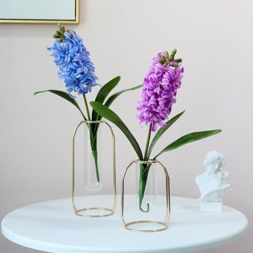 Big Artificial Hyacinth flower branch fleurs artificielles for autumn fall home wedding decoration fake flowers wreath