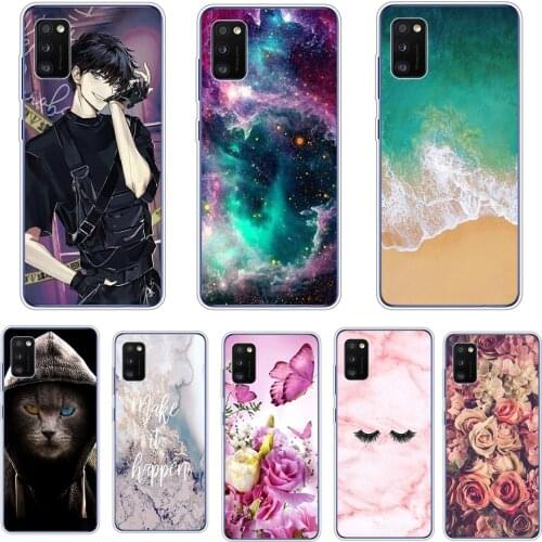 Phone Case For Samsung Galaxy A41 Case Soft TPU Painted Back Cover Silicone Case For Samsung Galaxy A41 A 41 Soft Phone Case