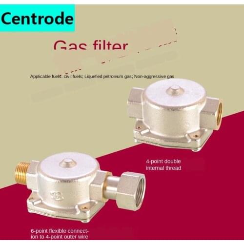 Natural Gas Liquefied Gas Gas Filter Wall-mounted Boiler Gas Water Heater High and Low Pressure Reducing Filter Valve