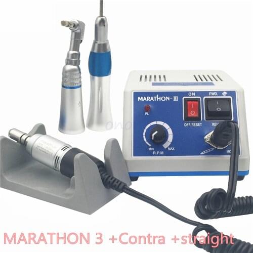 Good Quality Dental Lab Marathon Electric Micro motor N3 + E-TYPE 35K Motor Micromotor HANDPIECE