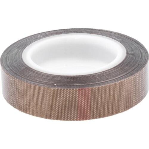 PTFE Coated Fiberglass Fabric Adhesive Tape Chemical Resistant 10m/roll 13mm