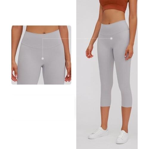 Hot Selling Wholesale Leggings Sports Squat Running Exercise High Waist Lulu Fitness Trousers Womens Pants Push Up Gym Clothing