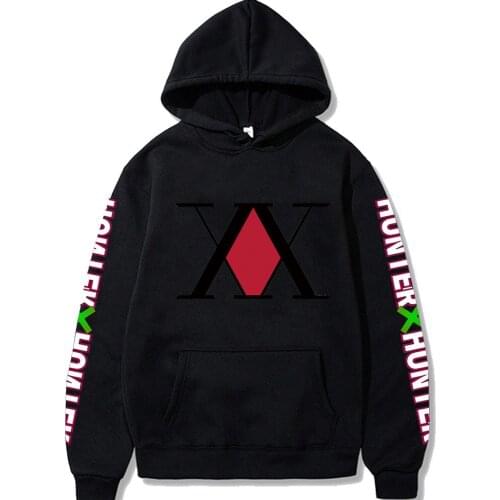 Hunter X Hunter Mens Hoodie logo Sweatshirts Kurapika GON FREECSS Hoodies Pullover