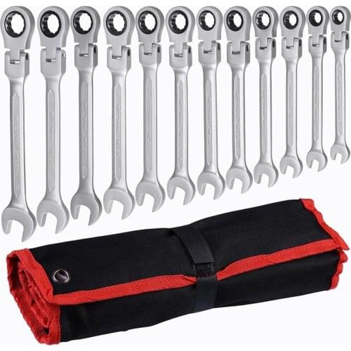 Car Repair Wrench Set Tools 7/12PCS Ratchet Car Wrench Multitool Spanners Set Tools Wrenches Universal Wrench Tool Car