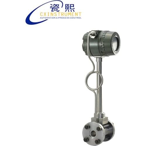 Stainless Steel Material Flange Connection 6~30 m3/h Flow Range Local Display 4~20mA Output Vortex Flowmeter