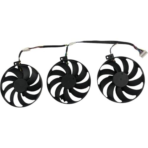 3pcs/Set 7Pin FDC10H12S9-C GPU Card Cooler Fans For ASUS ROG STRIX RTX 2080 2080 Ti GAMING RTX2080 RTX2080Ti Cards Cooling