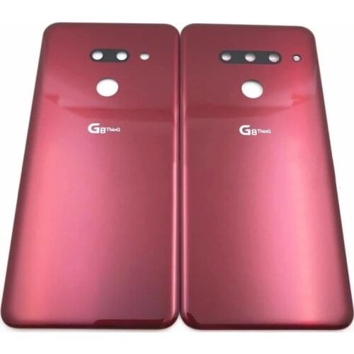 Original 3D Glass For LG G8 ThinQ G820N G820QM G820V G820UM Battery cover Door Rear Housing Back Case With Adhesive