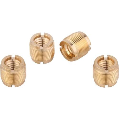 3/8" Female to 5/8" Male Mic Screw Adapter For Mic,Microphone Stand (4 PCS)