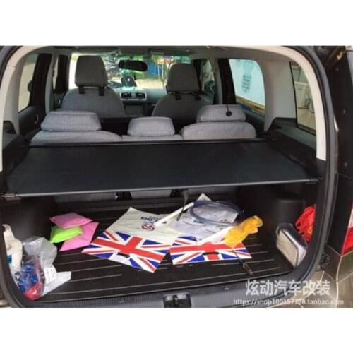High Qualit Car Rear Trunk Cargo Cover Security Shield Screen shade Fits For Skoda Yeti 2014 2015 2016 2017 2018(black, beige)