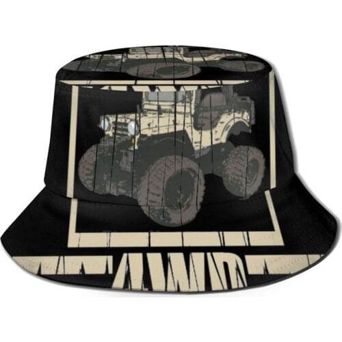 4Wd Car Women Men Fisherman Hats Bucket Caps Got Moab Blue Lifted Xj Military I Love My Community Sayings Pink Life Ers Design