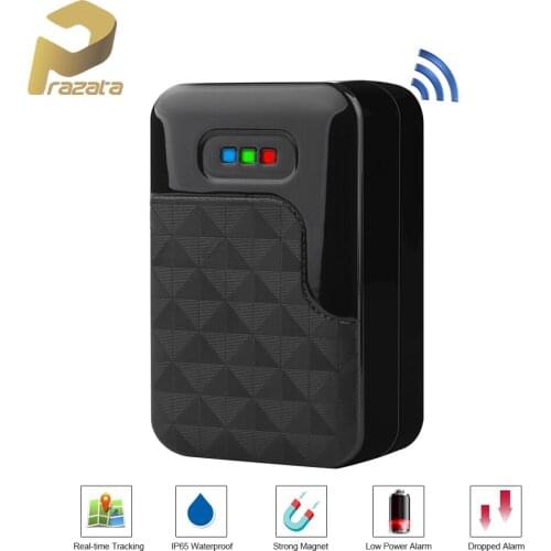 Prazata GPS Car Tracker GPS Tracking Tracker Car GSM 6000mAh Waterproof IP65 Magnet Voice Monitor Real-time Track Lifetime Free