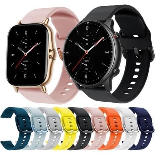 For Huami Amazfit GTR 2 2E &GTR 47mm Strap gtr2 Quick release Soft Siliocn Wristband Bracelet 22mm Watch Band