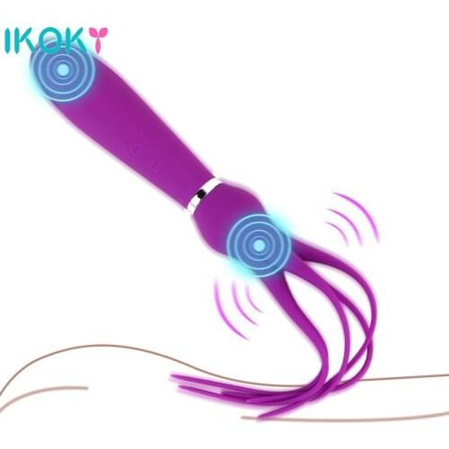 Sex Products Female Masturbation G Spot Dildo Vibrator Massager Nipples Clit Stimulation SM Whip Sex Toys For Couple