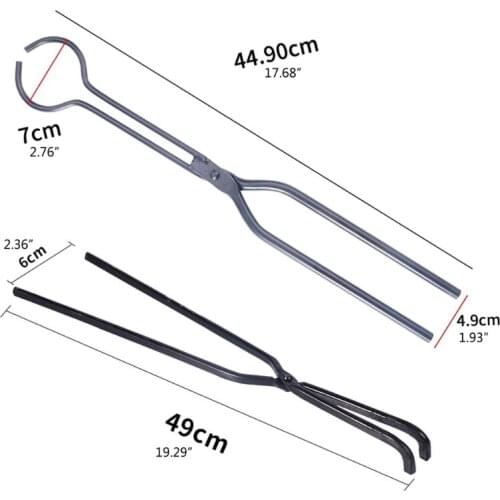 DIY Crucible Tongs Hinge Style Gold Melting Refining Furnace Holder Clamp Tools