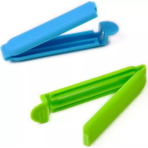 5 Pcs/Set Random Colors Sealing Clip Snack Bag Holder Storage Bag Clip Kitchen Tools Refrigerator Fresh Food Vacuum Sealer