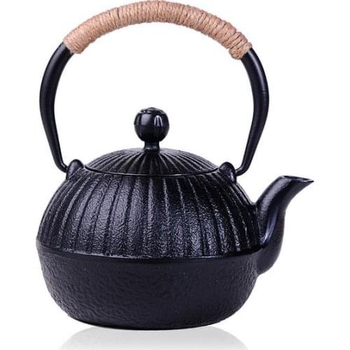 Iron Tea Pot Iron Teapot Tea Kettle 550/600/800/900ml Iron Kettle Teapot Tea Set Teaware Cooker Water Kettle Chinese Teapot
