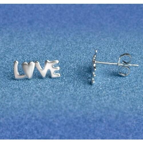 2020 New Pearl Wholesale Jewelry Earrings Metal Hollow Love Box Wild Earrings Girl Jewelry Wholesale New Product Launch