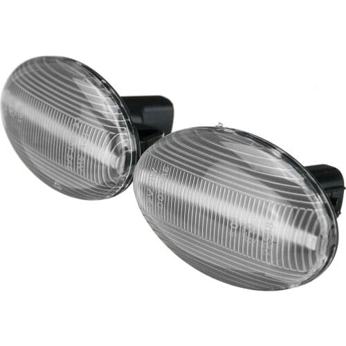 1 Pair Car ABS Clear Lens Sequential LED Side Marker Lights 12V 3W Fit For Subaru Forester Liberty Impreza Wrx Sti 2002 2003