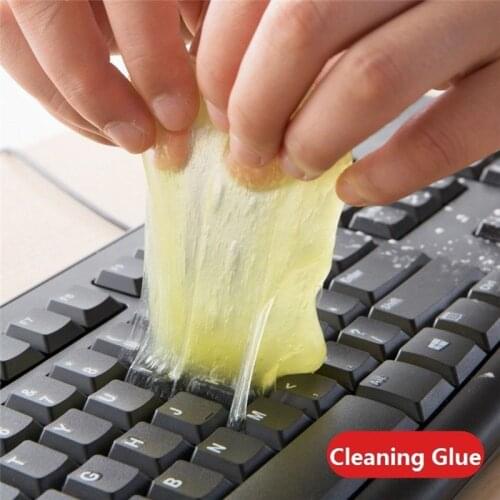 1pc Practical Cyber Super Cleaner Magic Groove Dust Cleaning Compound Slimy Gel Wiper For Keyboard Car Laptop Cleaning Product