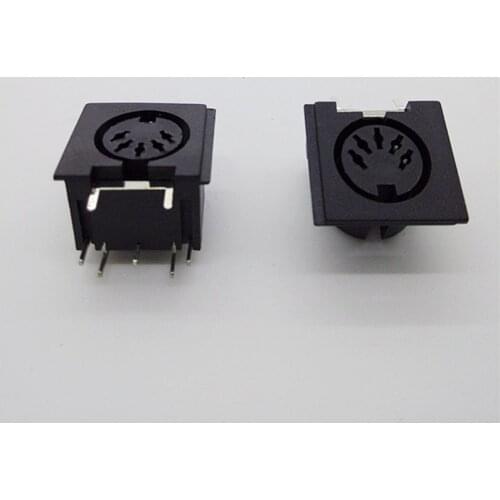10Pcs PCB Panel Mount MIDI Female 5 Pin/8 Pin Jack