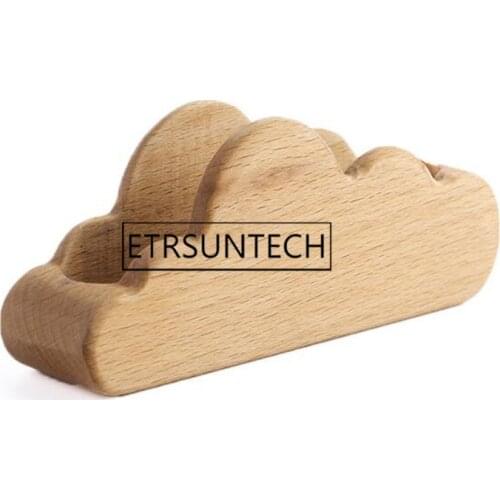 20pcs Wooden Business Card Holders Note Holder Display Device Card Stand Holder Office Desk Accessories Organizer