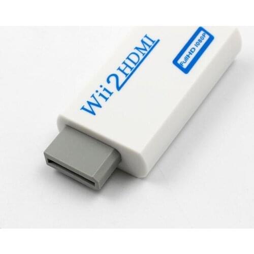 50pcs Wii to HDMI Adapter Converter Support FullHD 720 1080P 3.5mm Audio For HDTV Monitor Display Wii2HDMI brushes