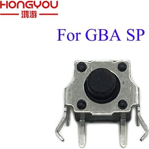 50PCS Genuine L R LR Key Button Micro Contact Switch for Nintendo Game Boy Advance GBA SP GBASP Console Replacement Repair Part