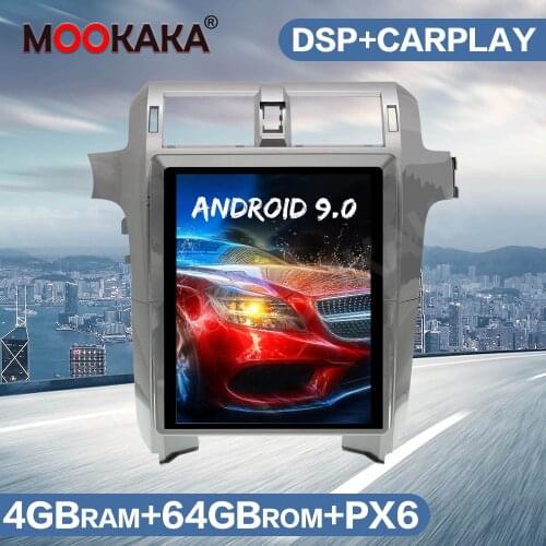 Android 9.0 PX6 Tesla Style Car Radio GPS Navigation For Lexus GX400 GX460 2010-2018 Multimedia Player Head Unit Tape Recorder