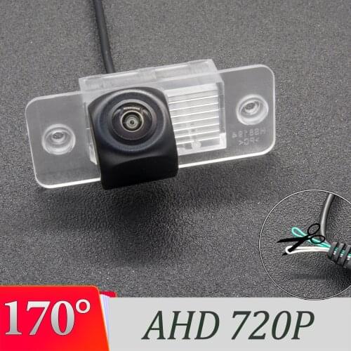 170 Degree AHD 1280*720P Vehicle Rear View Camera For Volkswagen Touareg 7L 2002-2010 Tiguan 2007-2014 Car Reversing Monitor
