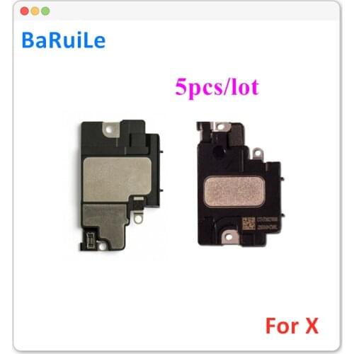 BaRuiLe 5pcs Loud Speaker For iPhone X XS Max XR 11 11pro Max Buzzer Ringer Loudspeaker Flex Cable Ribbon Replacement Parts