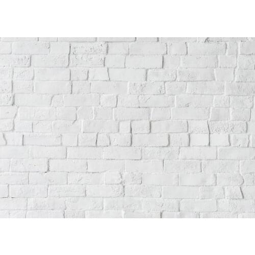 White Brick Wall Vinyl Cloth Photographic Backdrops for Children Baby Wedding Lover Backgrounds Photo Studio Photo Shootings