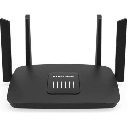 PIXLINK Wireless Router 1200mbps Long Range Wifi Router Ac High Speed Dual Band Router with 4Lan Ports for Home Office Restauant