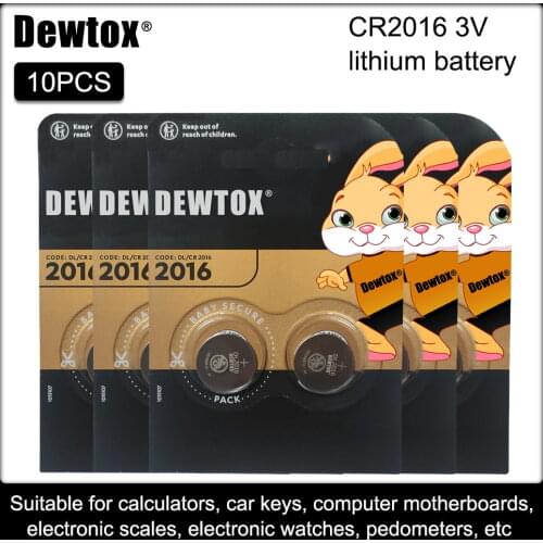 Cr2016 BR2016 DL2016 LM2016 KCR2016 ECR2016 3v 10pcs brand for DURACELL button cell coin lithium batteries for watch