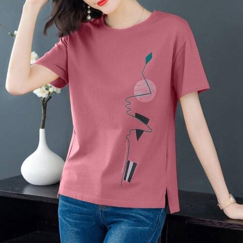 Graphic T Shirts Woman Tshirts Women Short Sleeve Printed O-Neck Ladies T-Shirt Tops Women 2020 mujer camisetas футболка