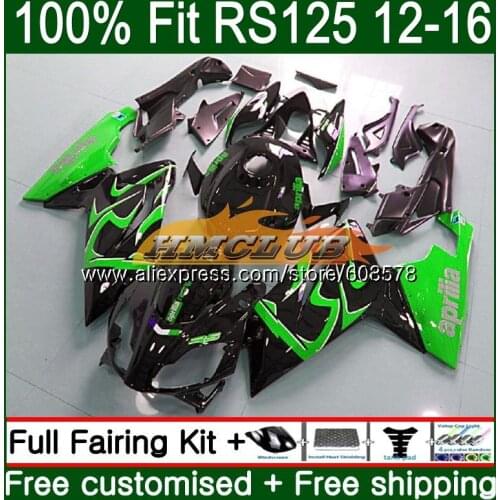 Injection For Aprilia RS4 RS-125 RS125 12 13 14 15 16 Green black 41CL.28 RSV125 RS125RR RS 125 2012 2013 2014 2015 2016 Fairing