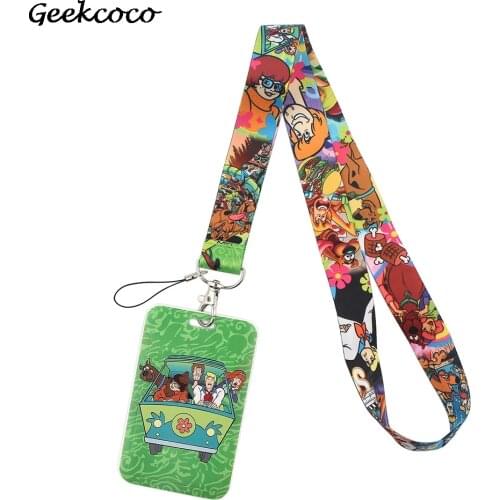 J2051 Cartoon Funny Animals Hard Staff Identification Name Badge ID Card Access Exhibition Card With Lanyards