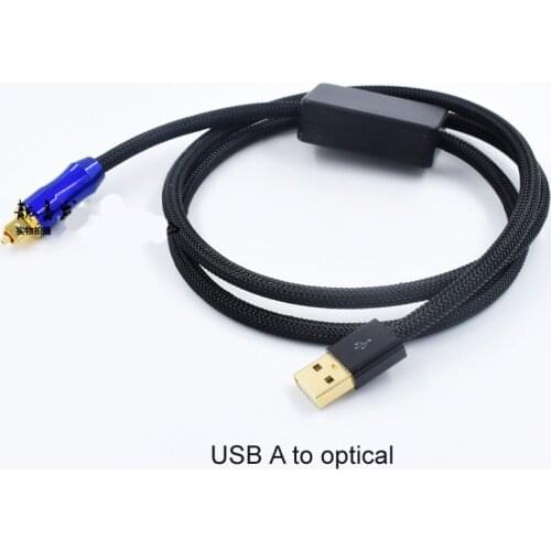 HIFI USB A/Type C/Micro USB/C100 To Optical Fiber decode Cable Power Amplifier Wire Phone Car PS5 DSP Audio Speaker Cable Type-C