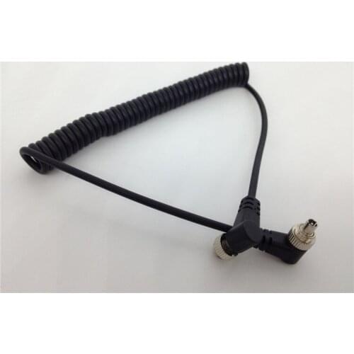 Camera cable Male to Male M-M FLASH Stutio PC line Sync Cable Cord with Screw Lock PC-PC for Canon nikon yongnuo flash light